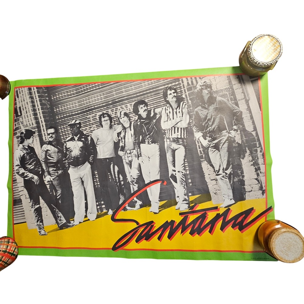 Santana‎ Shango Carlos Santana Vintage 1982 Promo Album Poster 24x35 CBS Inc